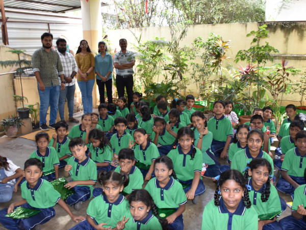 Student Kit Distribution in Nursery School